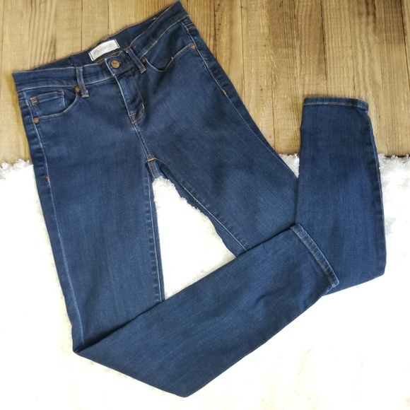 Madewell Denim - Madewell Skinny Jeans Mid Rise Medium Wash Size 26